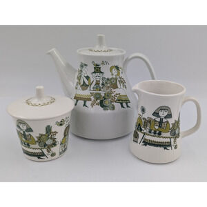 Market by Figgjo Turi Design Norway Tea Pot, Creamer and Sugar Bowl
